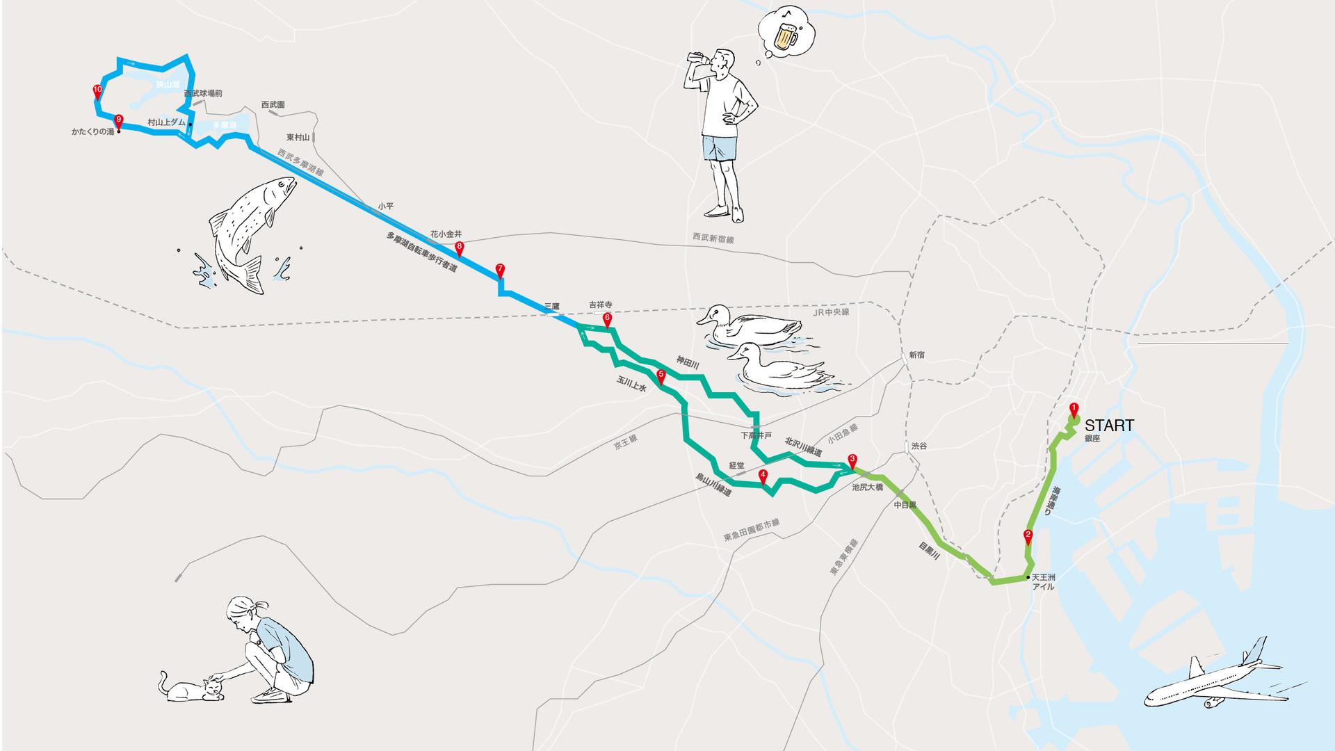 【東京100km】『Tarzan』編集部が厳選＆実走した、おすすめ100kmウルトラコース