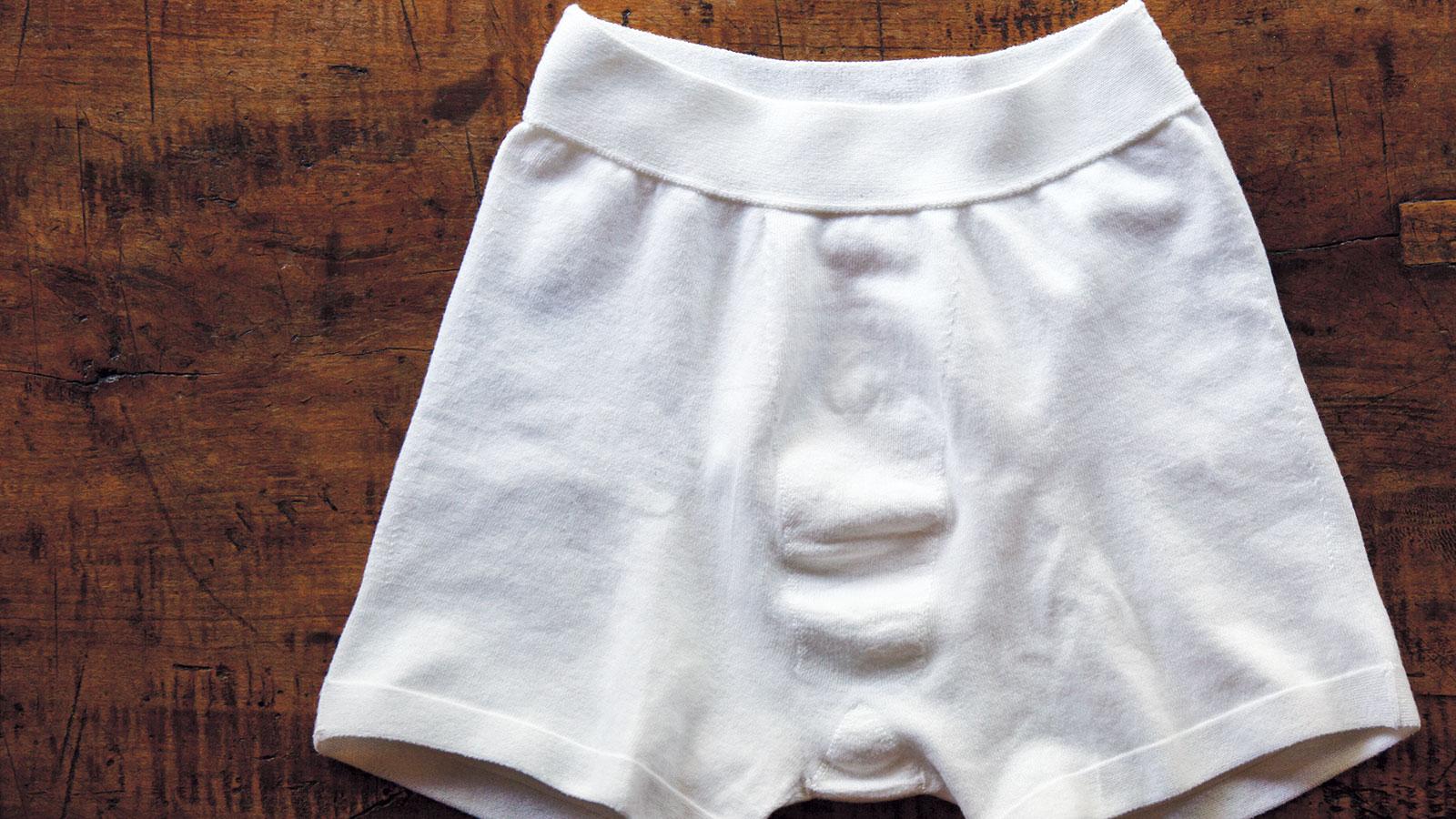 カラダにストレスを与えない無縫製の立体編みニット〈 PRISTINE gents 〉のボクサーショーツ