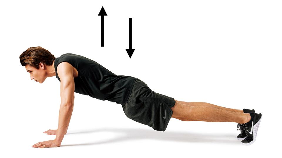 いつもの腕立て伏せの効果を上げる、ウデタテ前後のエクササイズ