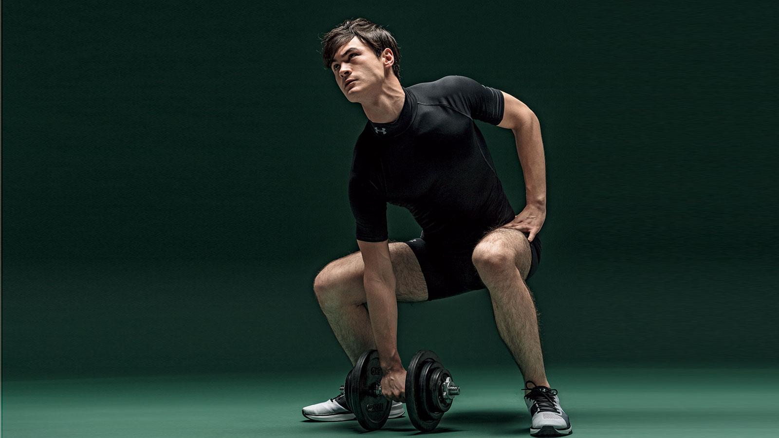 ダンベルなら細かく重さを調整可。8つのトレでギリギリまで追い込め