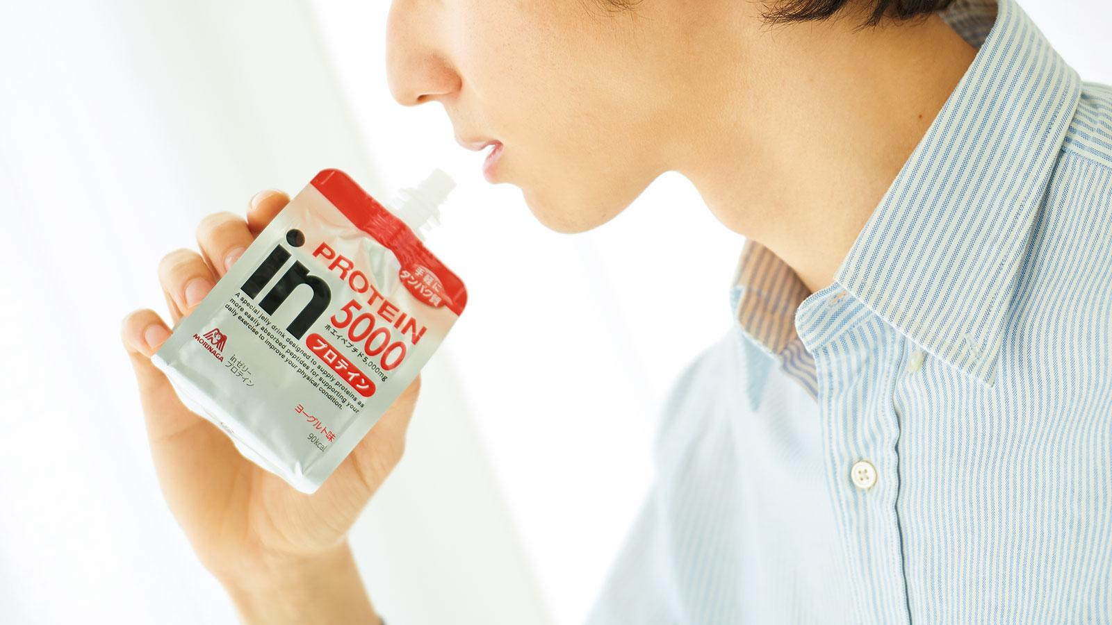 筋トレの効果は朝の食事で差が出る！《inゼリー》のある午前のプロテインライフ