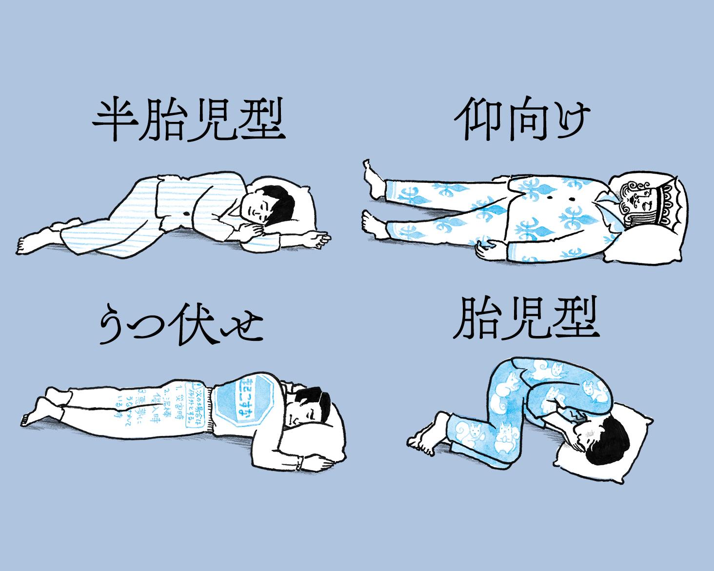 あなたの寝相診断。人の本性は寝ている姿に表れる!?