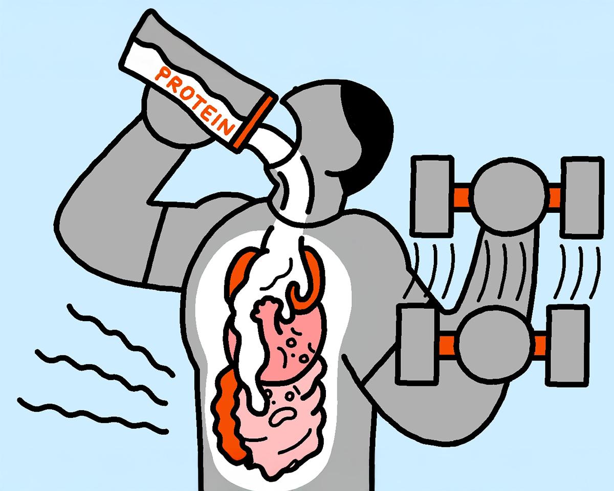 トレーニング中のプロテインがカラダに悪いってほんとですか？（30代男性）