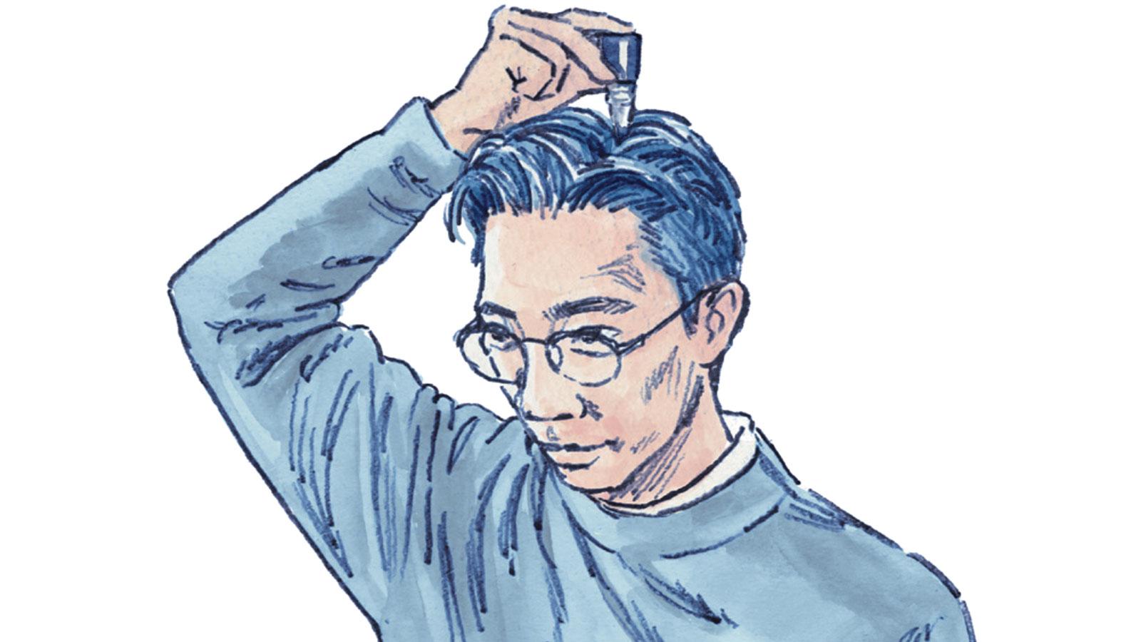 髪の悩み深き『ターザン』編集部の3人が、《リアップX5プラス》を語る