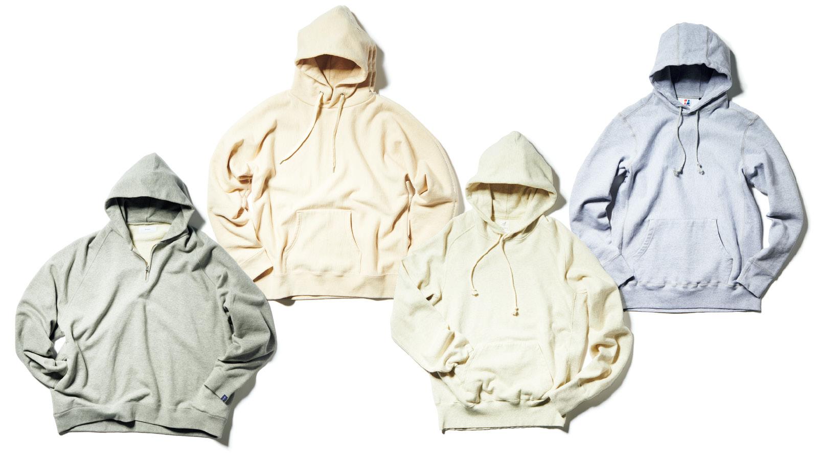 悩み深き春のフーディ。選ぶべきは、杢グレーかベージュか