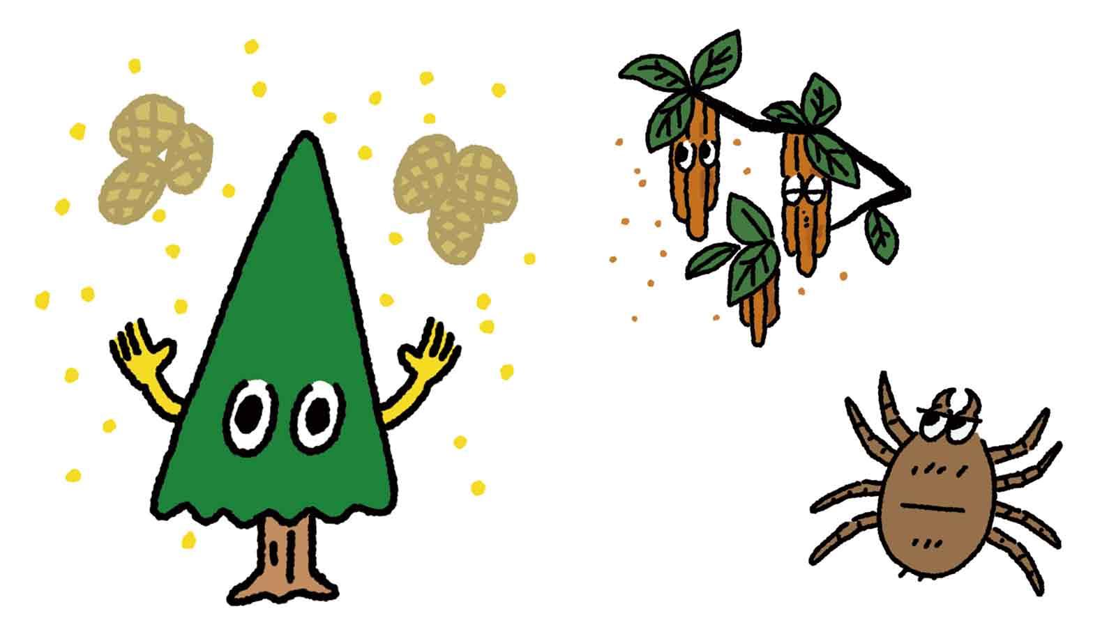 暦で学ぶ傾向と対策・花粉症やハウスダストの「アレルゲン」カレンダー