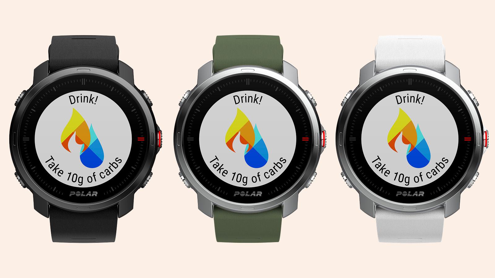 栄養補給まで教えてくれるGPSウォッチ《ポラール グリット エックス》