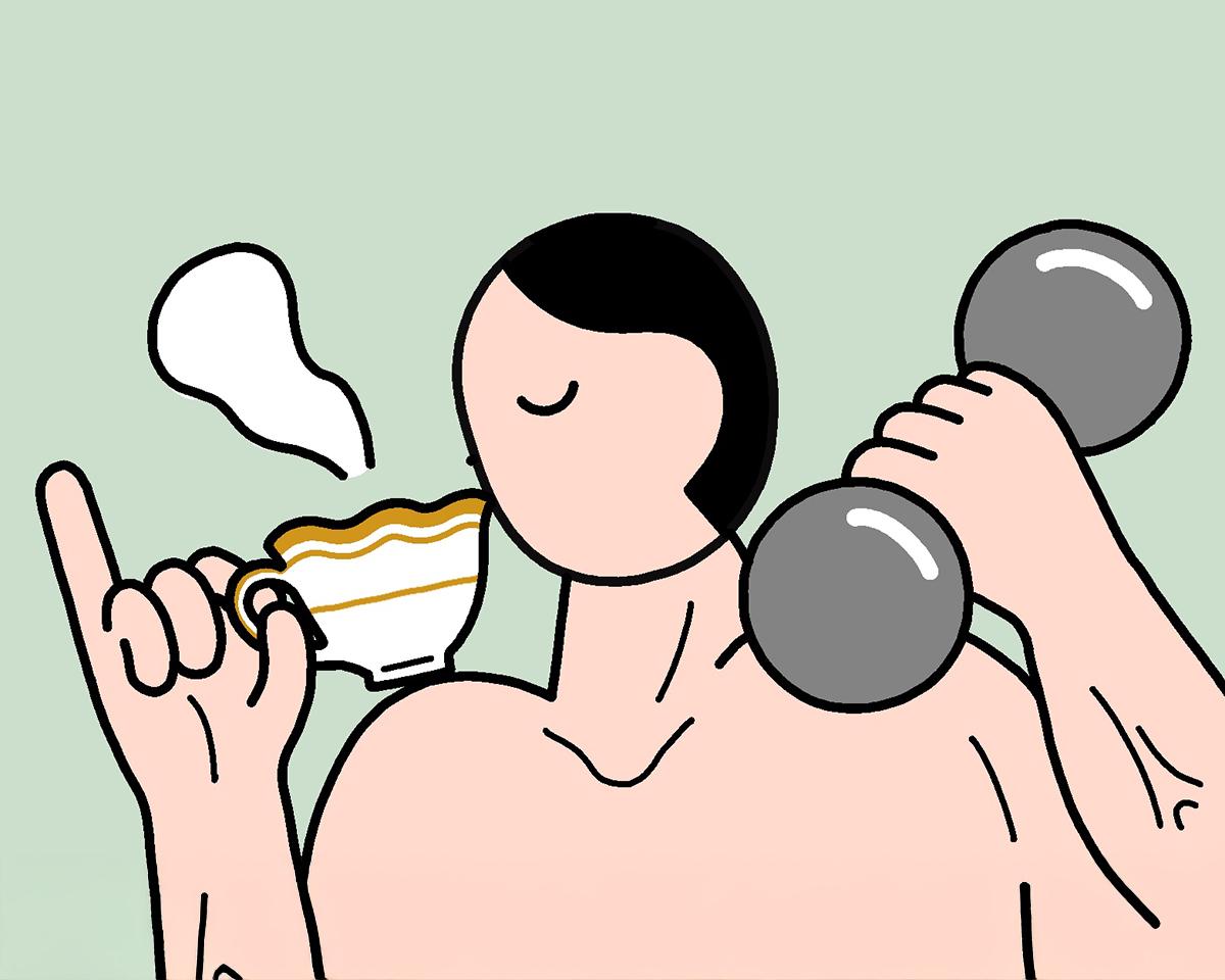 カフェインを摂ると筋肥大に効果があるって本当ですか？（40代男性）