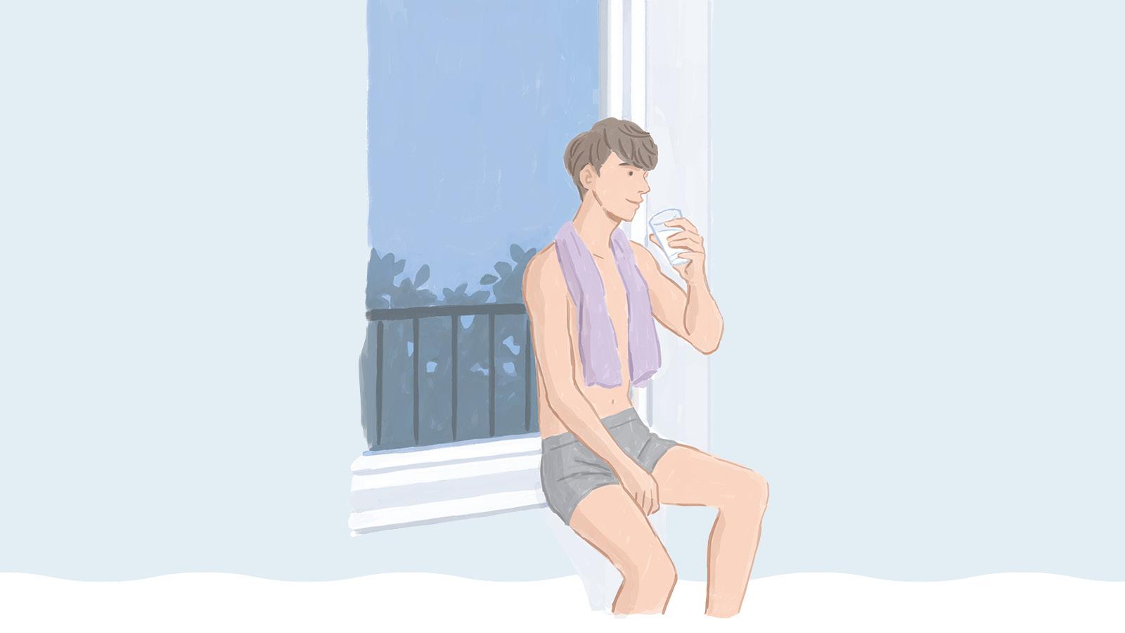 バスタイム後は、タオル・ストレッチで快眠を