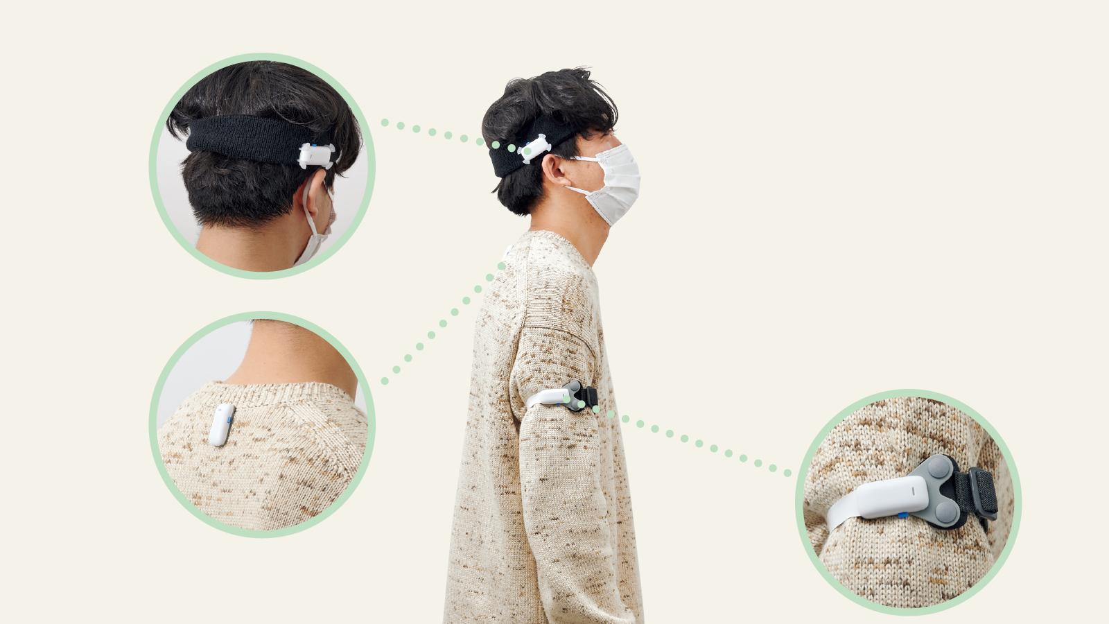 凸版印刷とFIGUR8社が開発中。「筋骨格センサー」で上半身の歪みを測定してみた