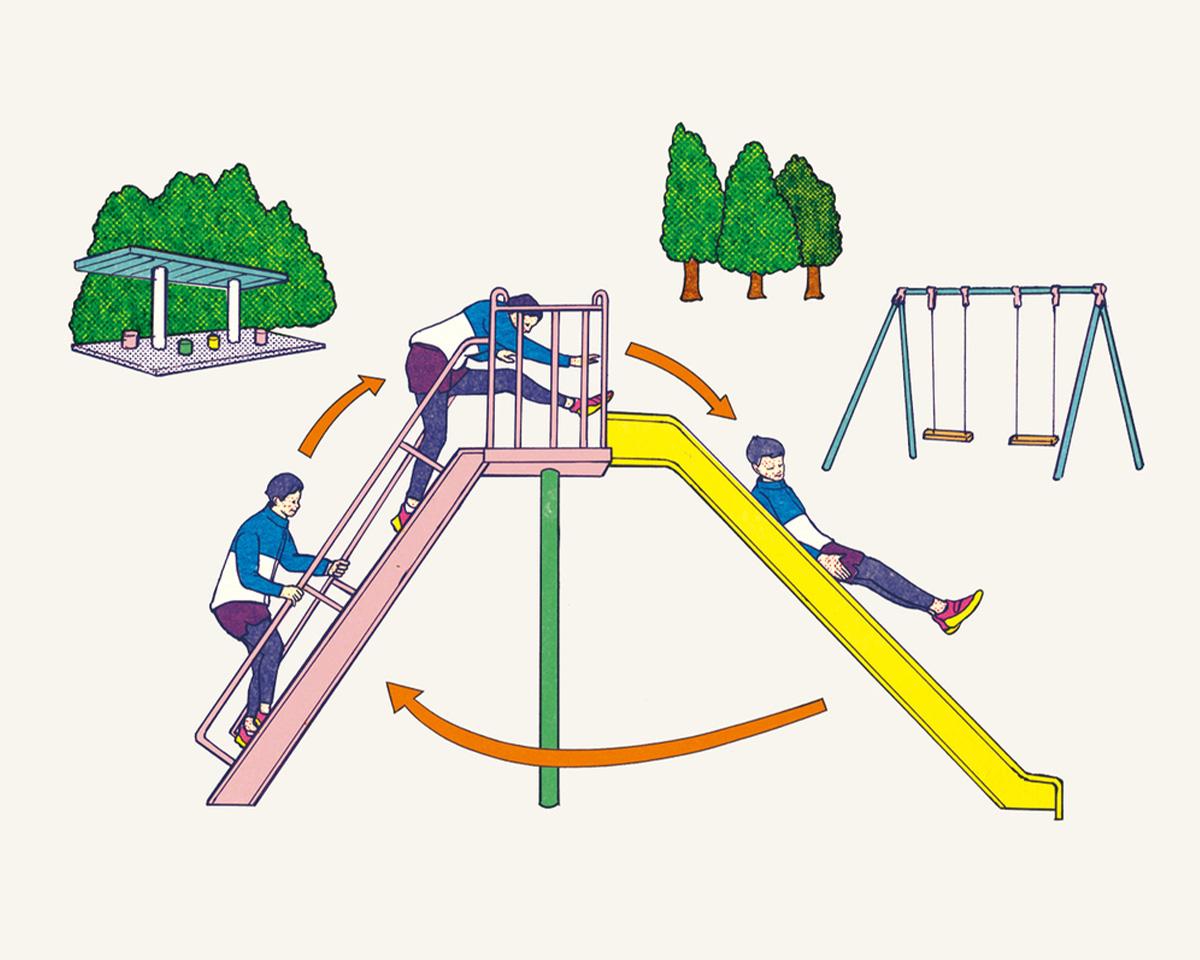 屋外で脂肪燃焼！ 遊具＆階段を使ったHIITを考えてみた