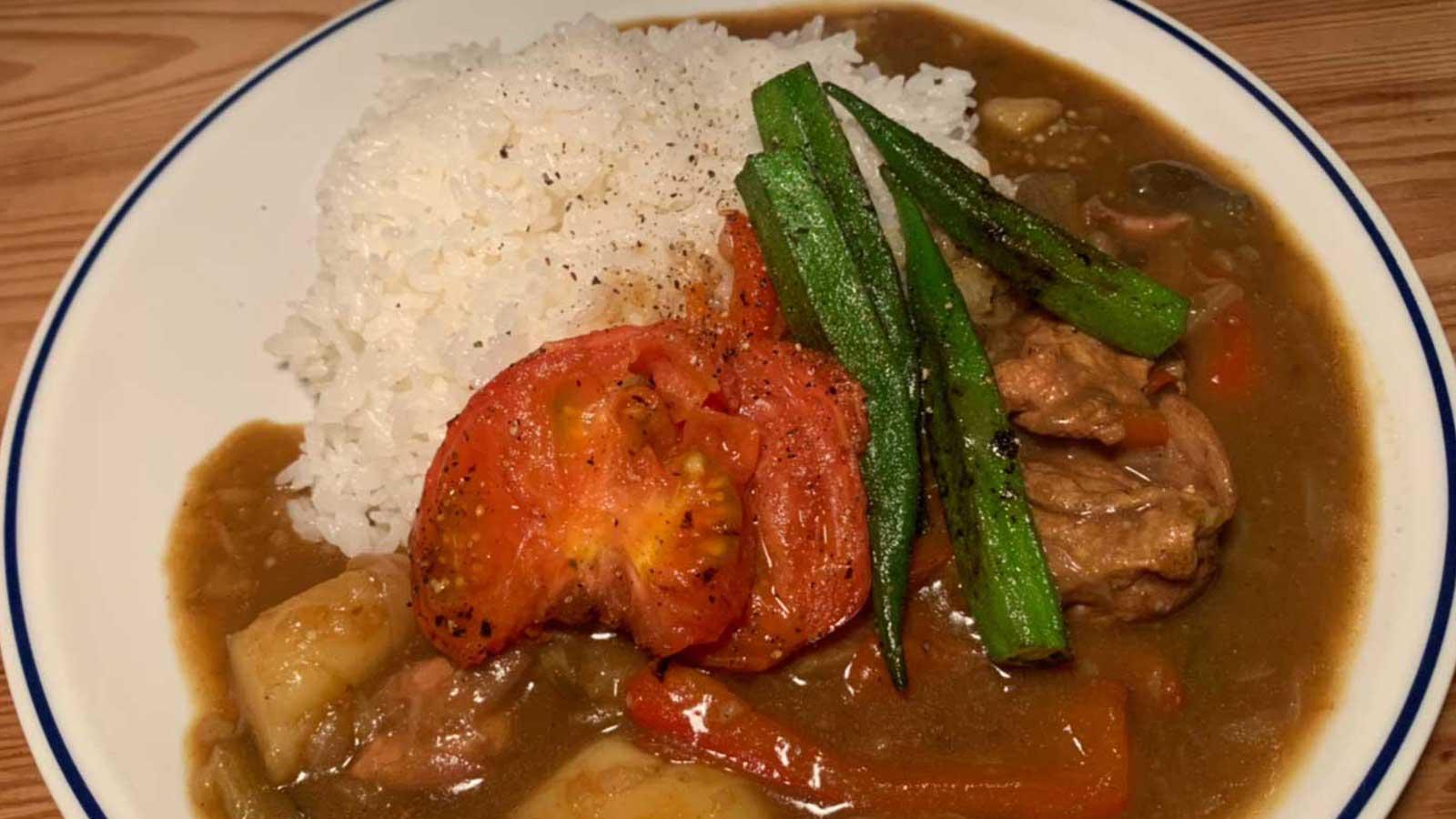 バテないための「夏野菜カレー」（バレエダンサー・井福俊太郎さん）