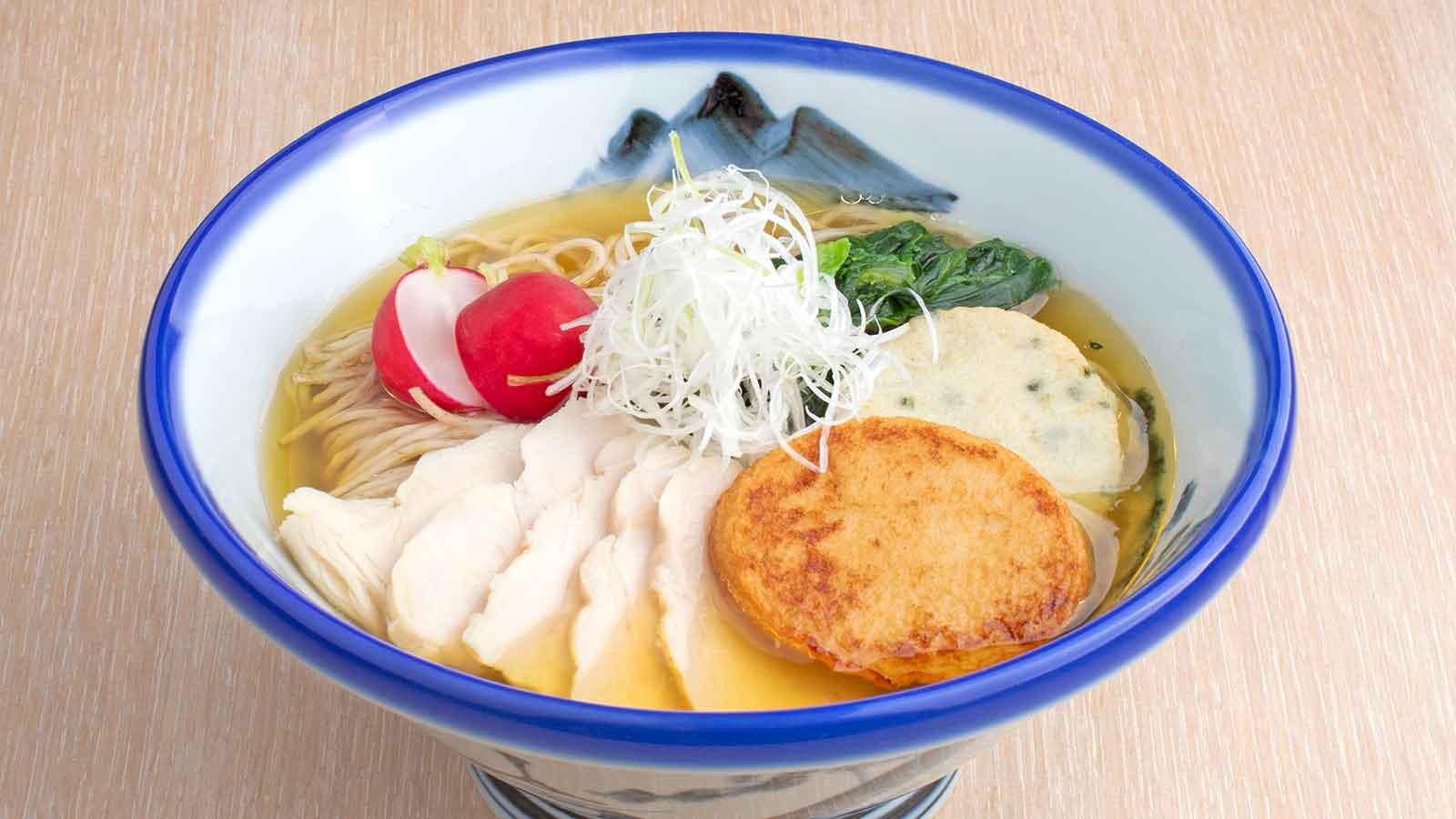 食物繊維も豊富！ 一食でタンパク質40g超の《プロテインらーめん（柚子塩）》