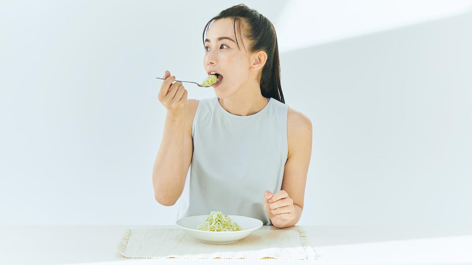 優木まおみさんが実食！ キャベツで健やか、いいカラダ。 “あえるたれ”で無理なく続けよう