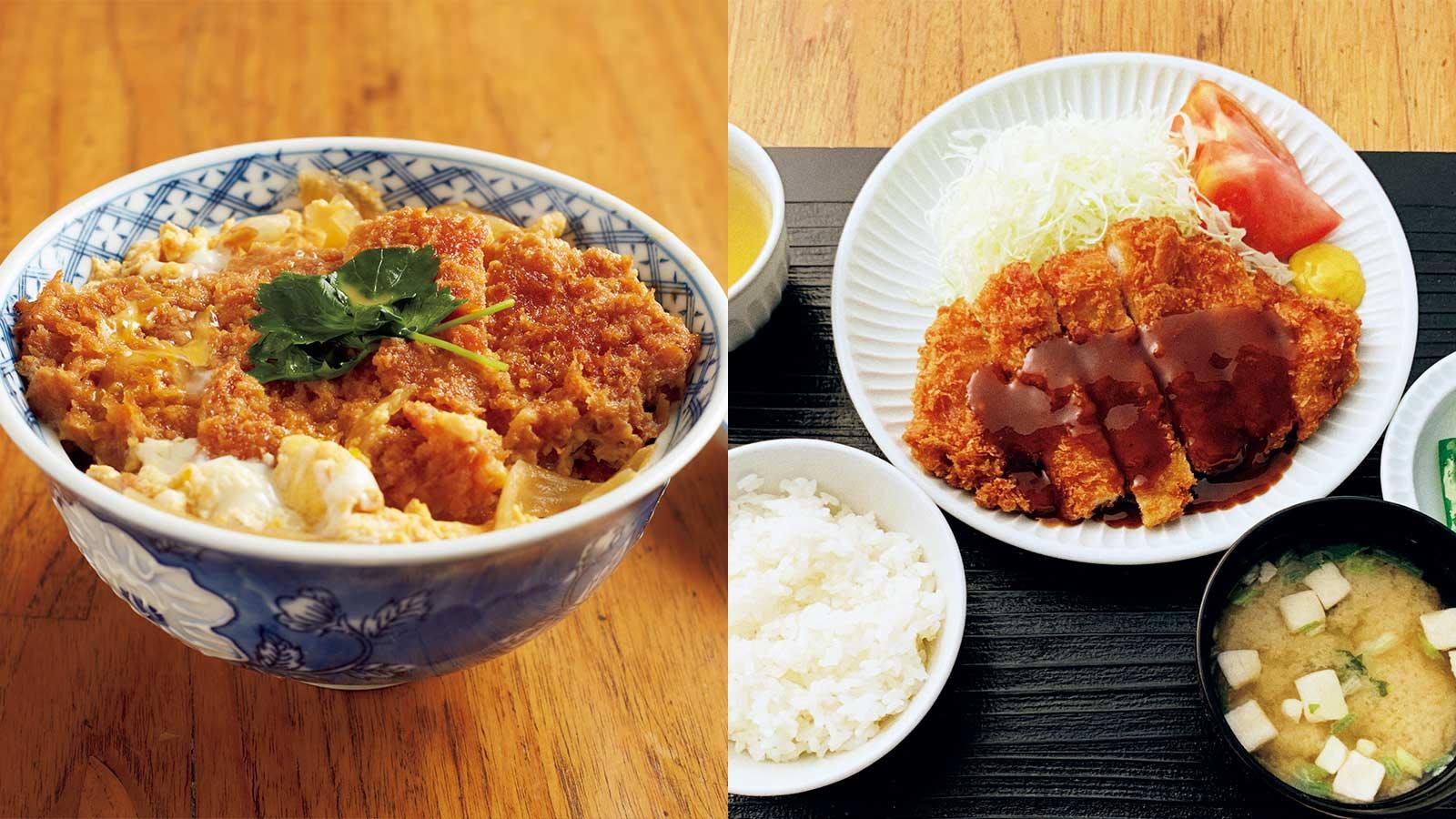 カツ丼とトンカツ定食