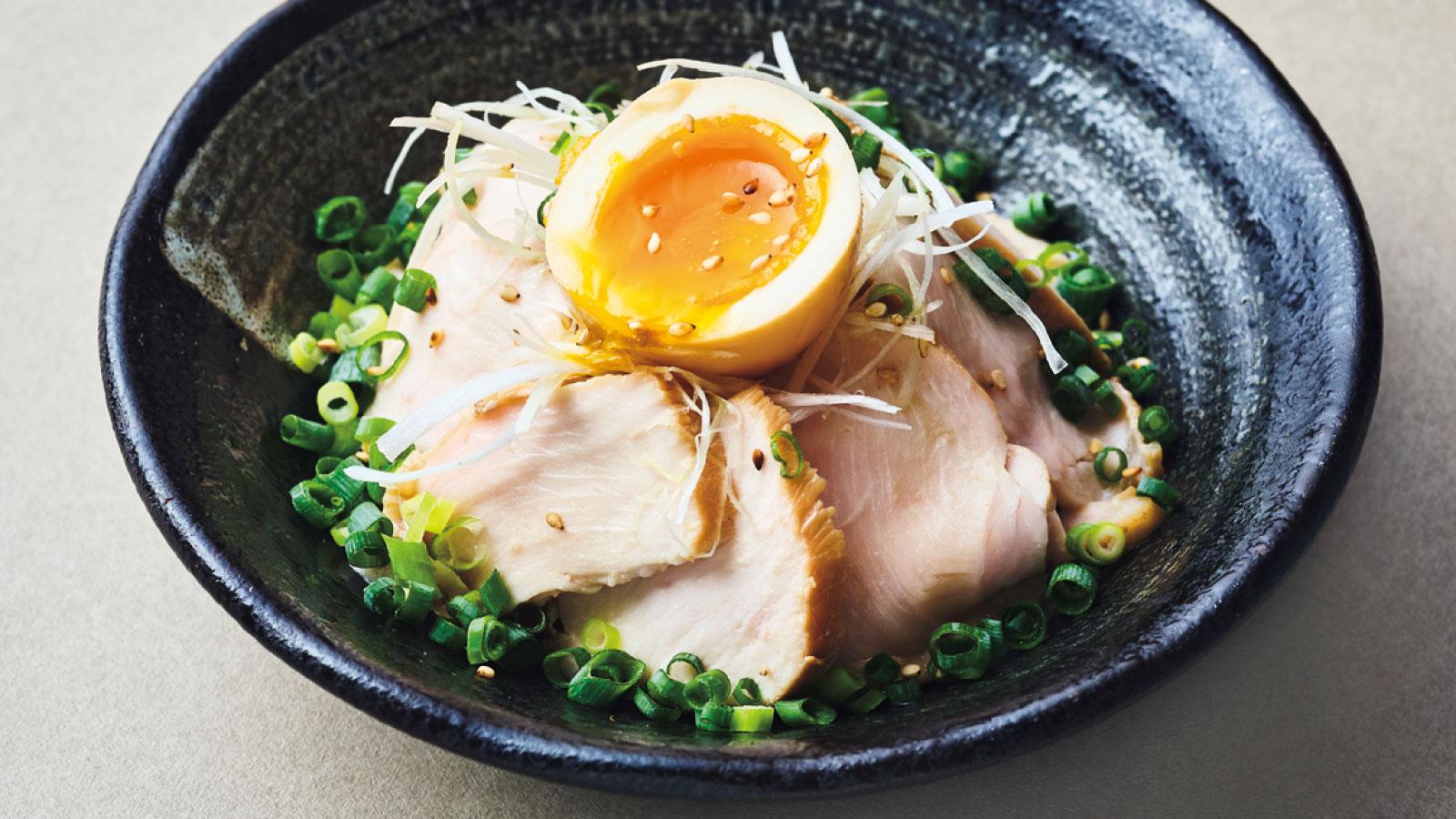 鍛えるシェフの筋肉レシピ：鶏胸チャーシュー丼