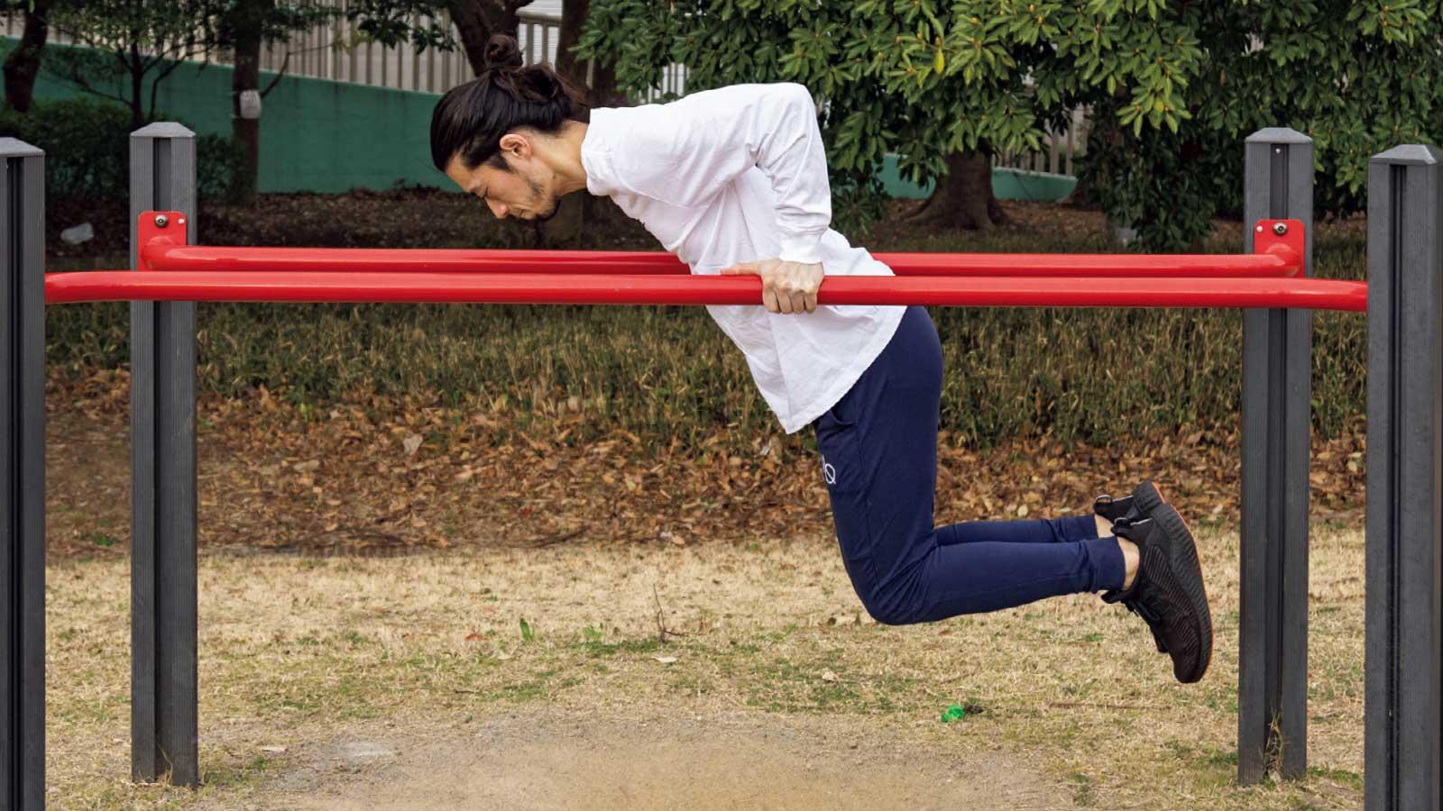 シックスパックを目指す公園トレ【レベル②】