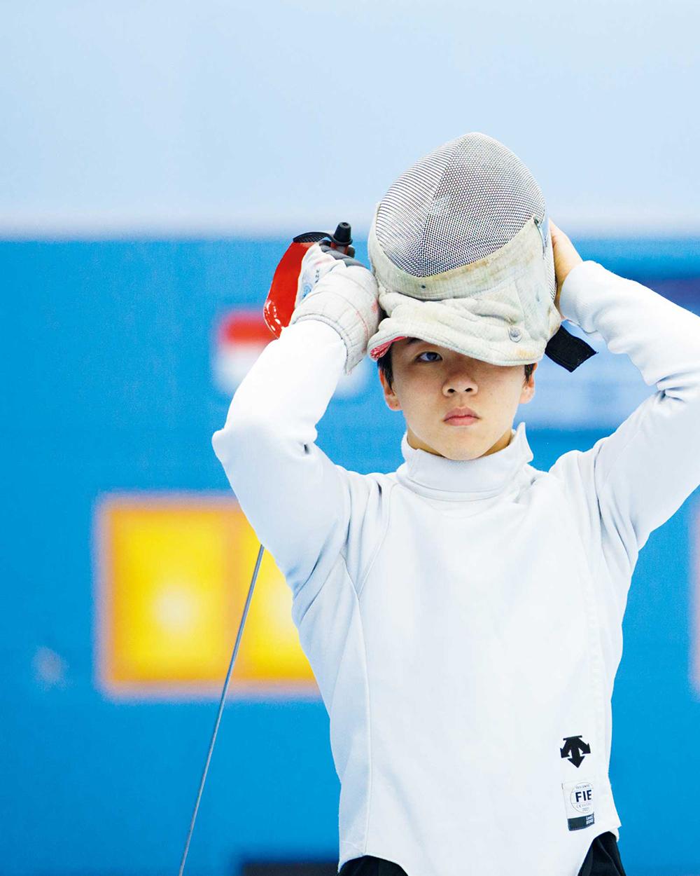 小久保真旺（フェンシング）「瞬間的に動いて勝負が決まる。速い方が勝つんです」