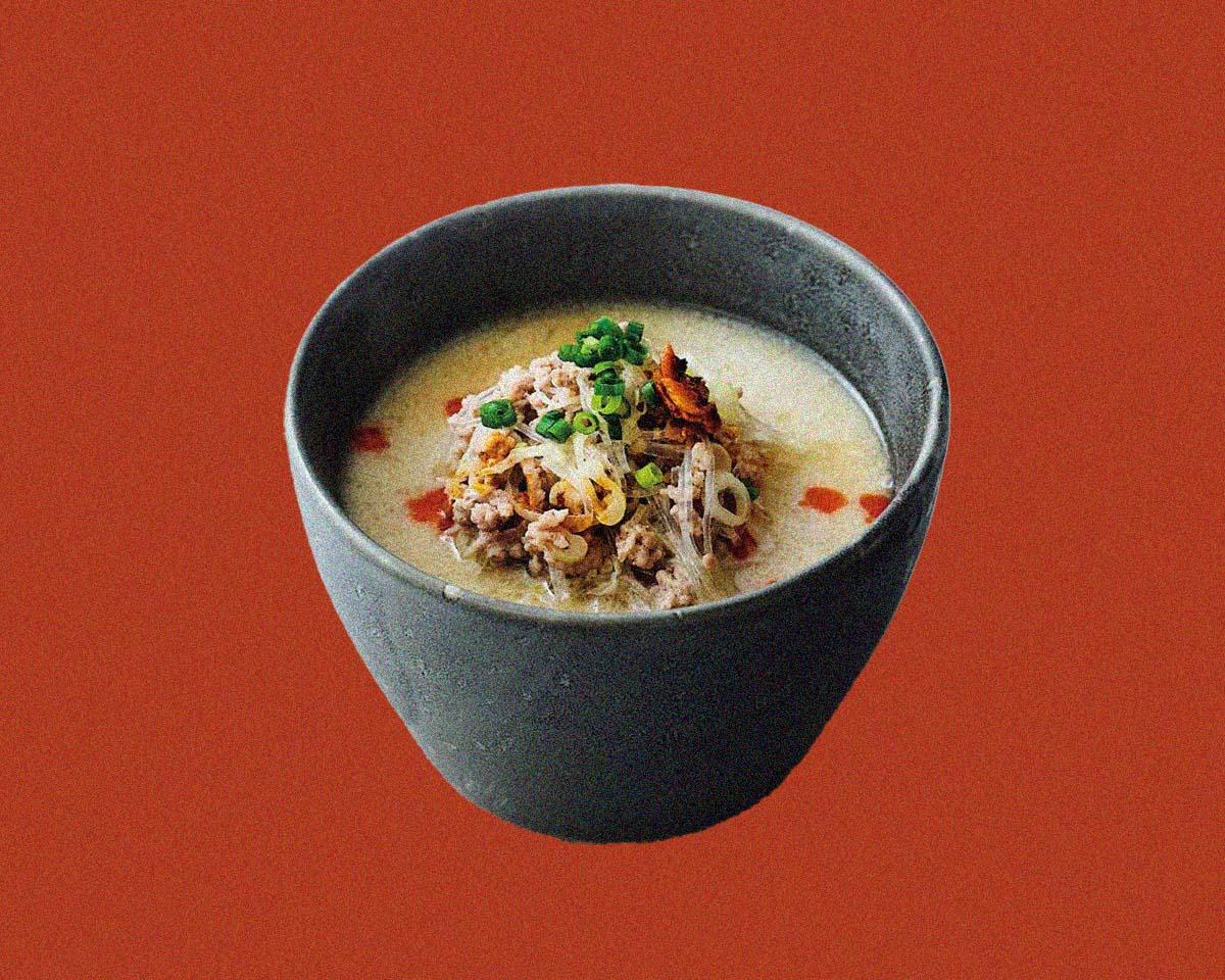 鍛えるシェフの筋肉レシピ：甘酒たっぷり担々春雨スープ