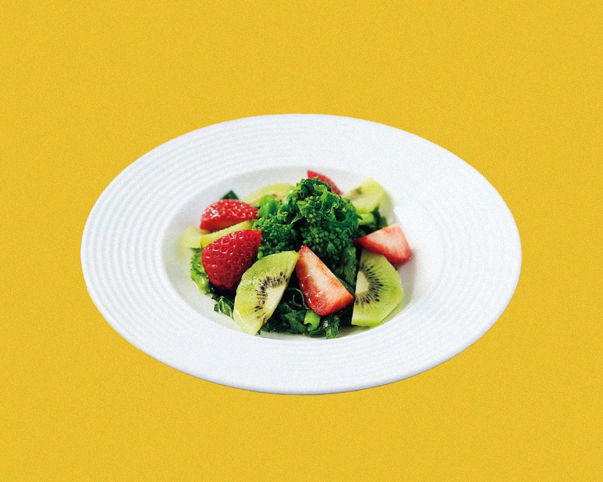 鍛えるシェフの筋肉レシピ：菜の花サラダ