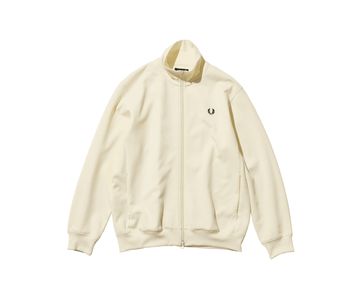 ナチュラルな風合いで脱スポ根感！ 〈FRED PERRY for JOURNAL STANDARD〉のトラックジャケット。