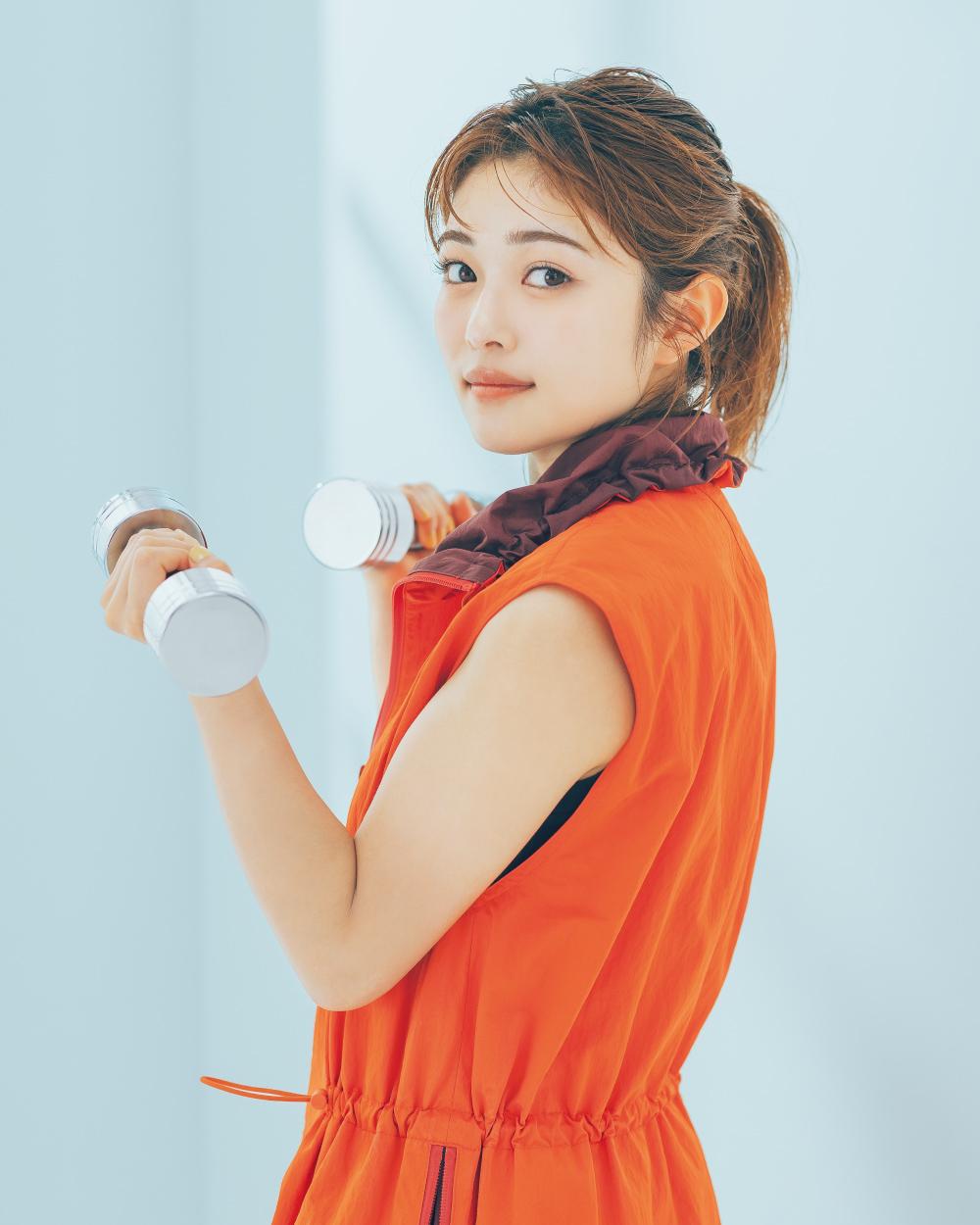 井上咲楽初めてのダンベル