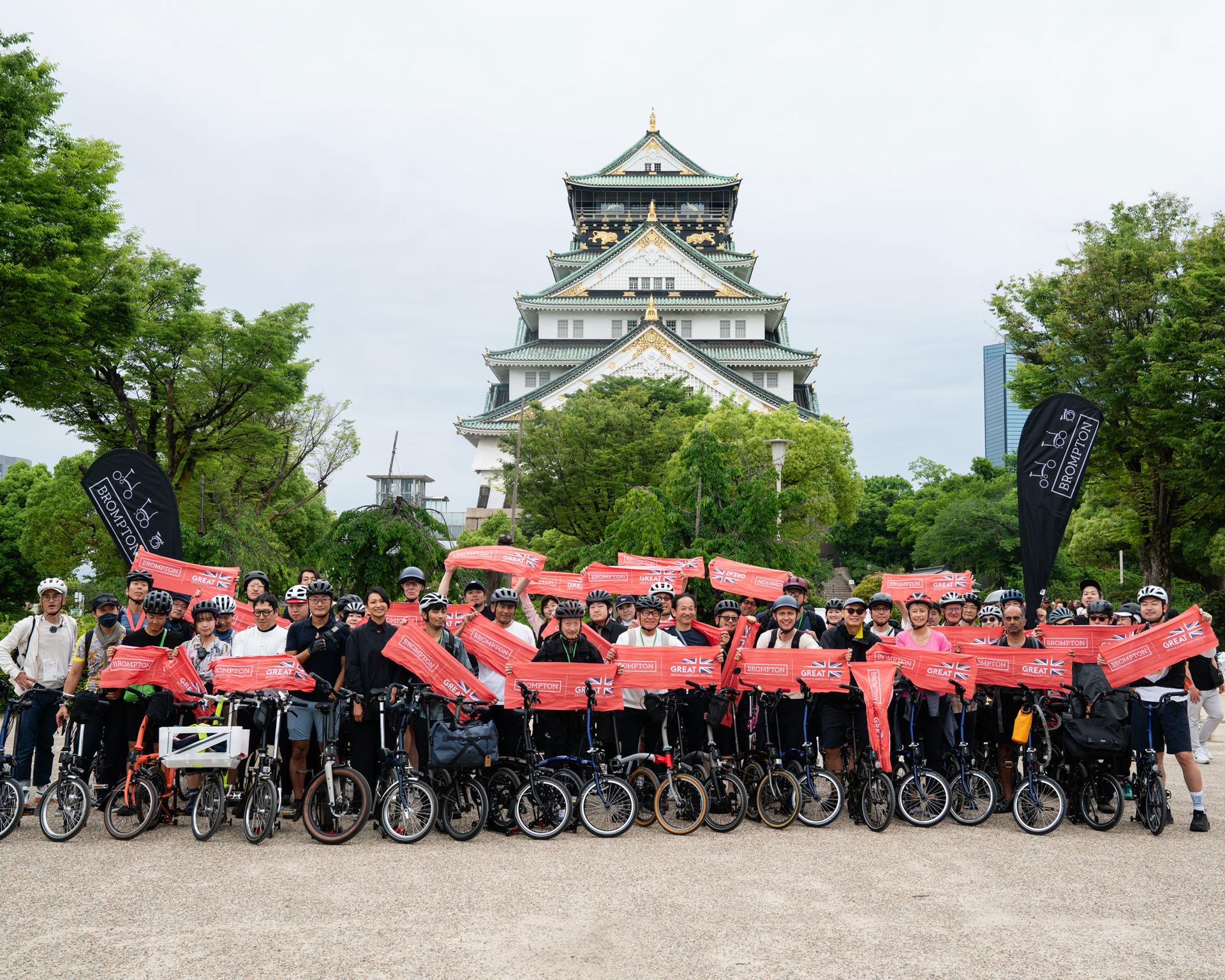 大阪城から夢洲へ。〈Brompton〉で築く新たなコミュニティ