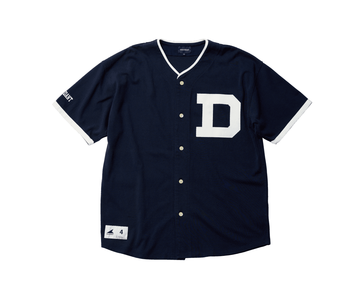 〈DESCENDANT〉のベイスボールシャツ。