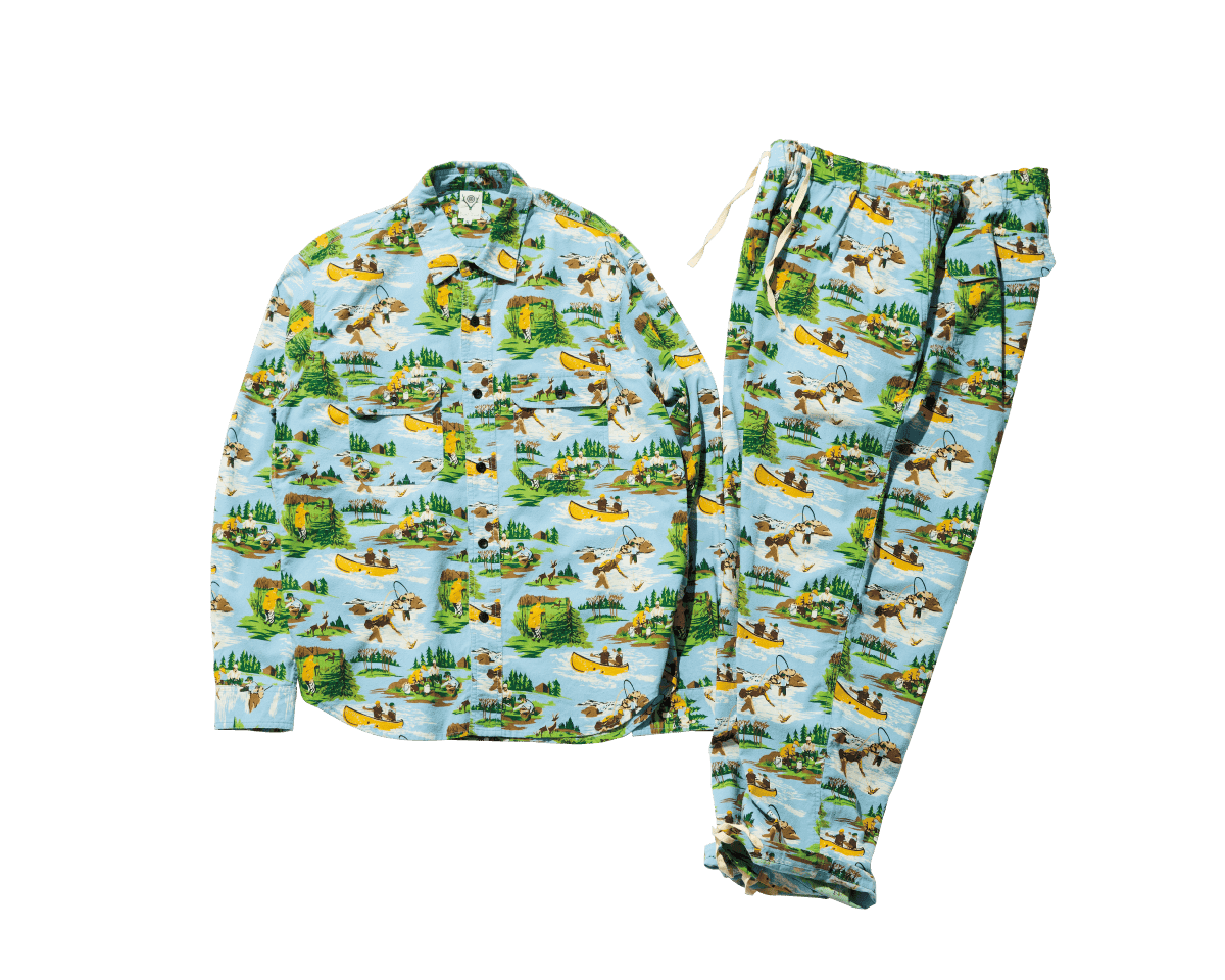 派手に見える名バイプレイヤー。〈SOUTH2 WEST8〉のセットアップ。