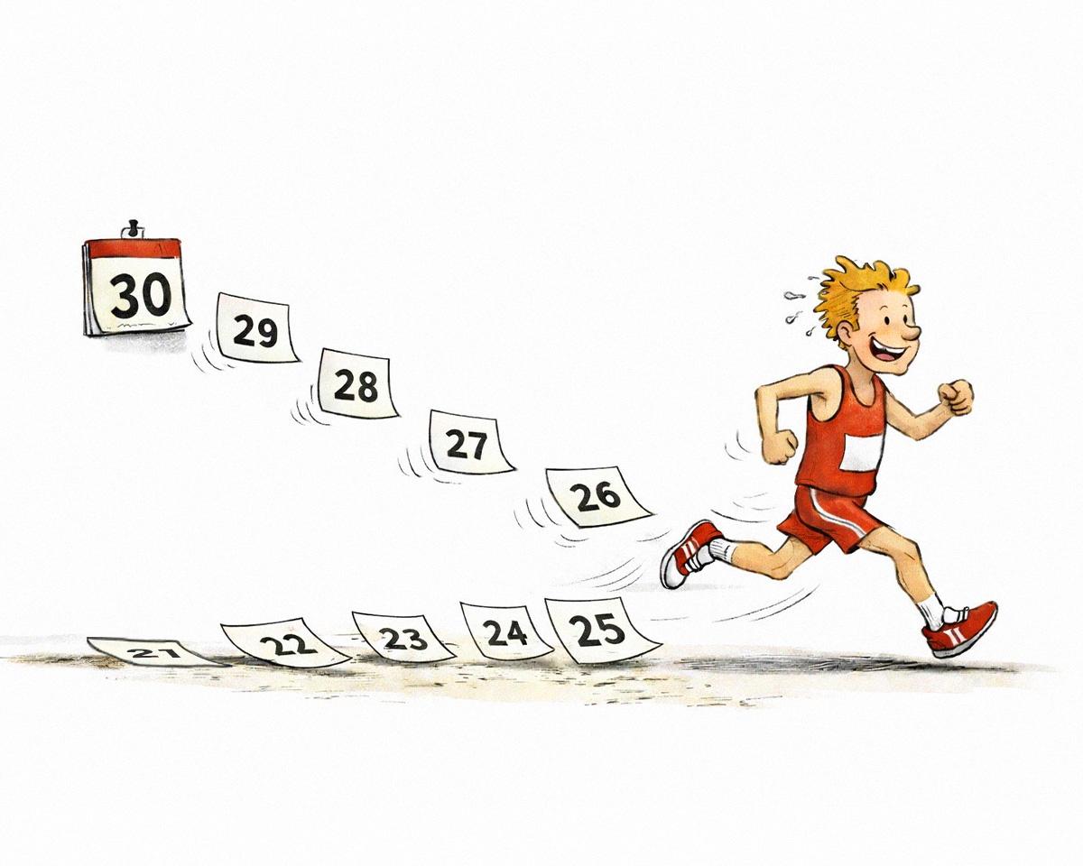 初心者でも無理なく進める、1年後のフルマラソン完走計画。