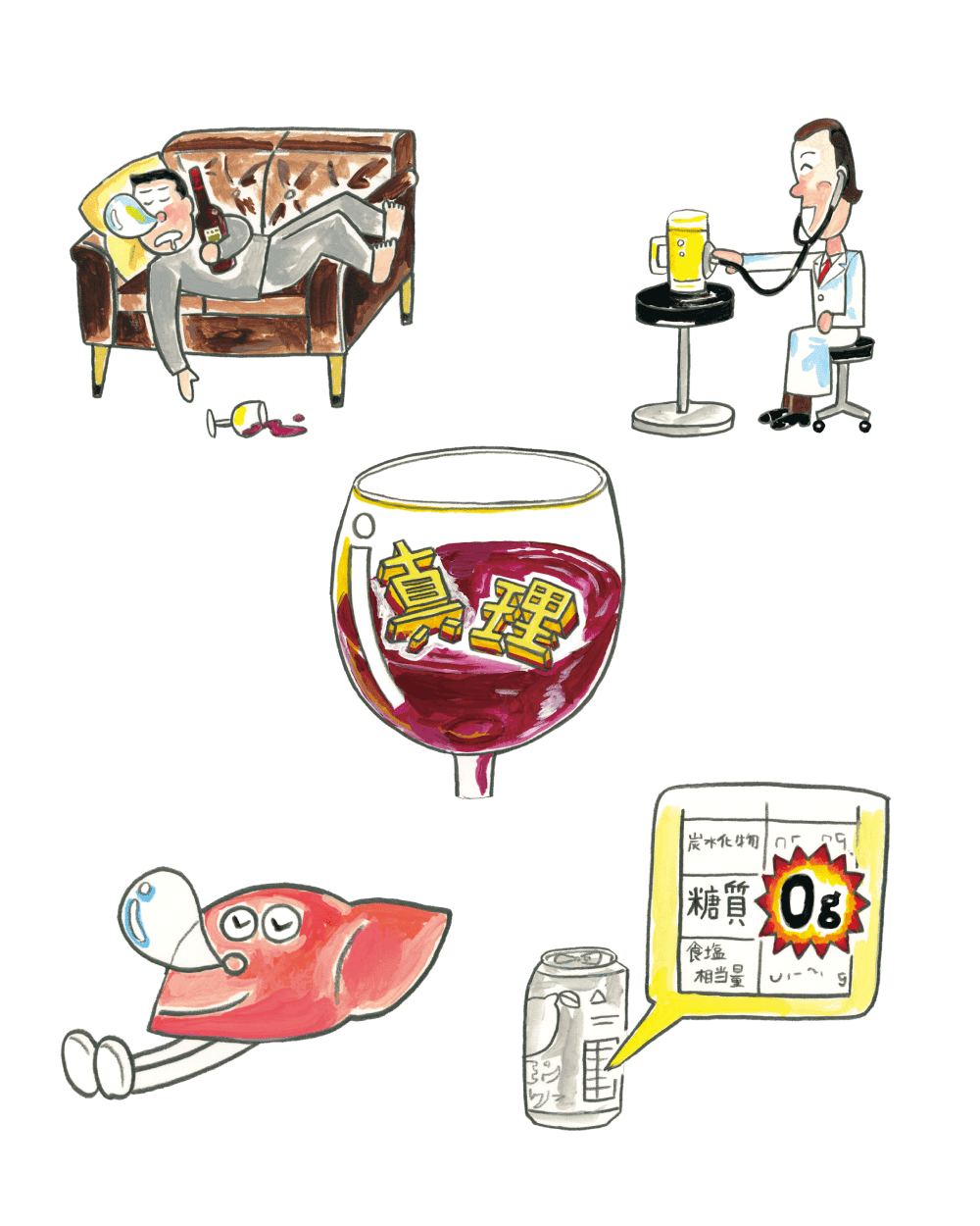 22人の名医に聞く！酒に呑まれないための自己管理術。