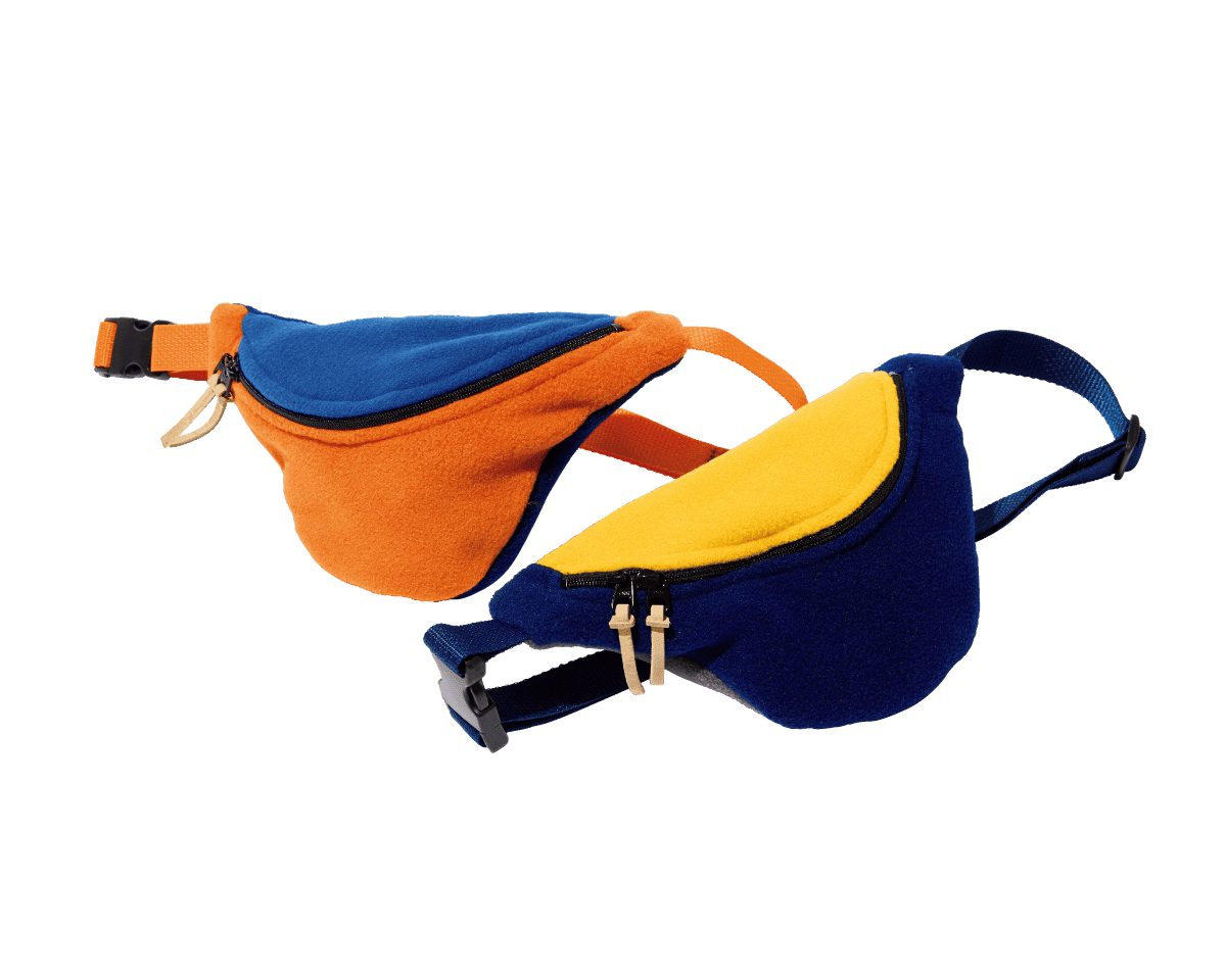 腰元にビビッドなアクセントを。〈BLINK〉のウェストポーチ。