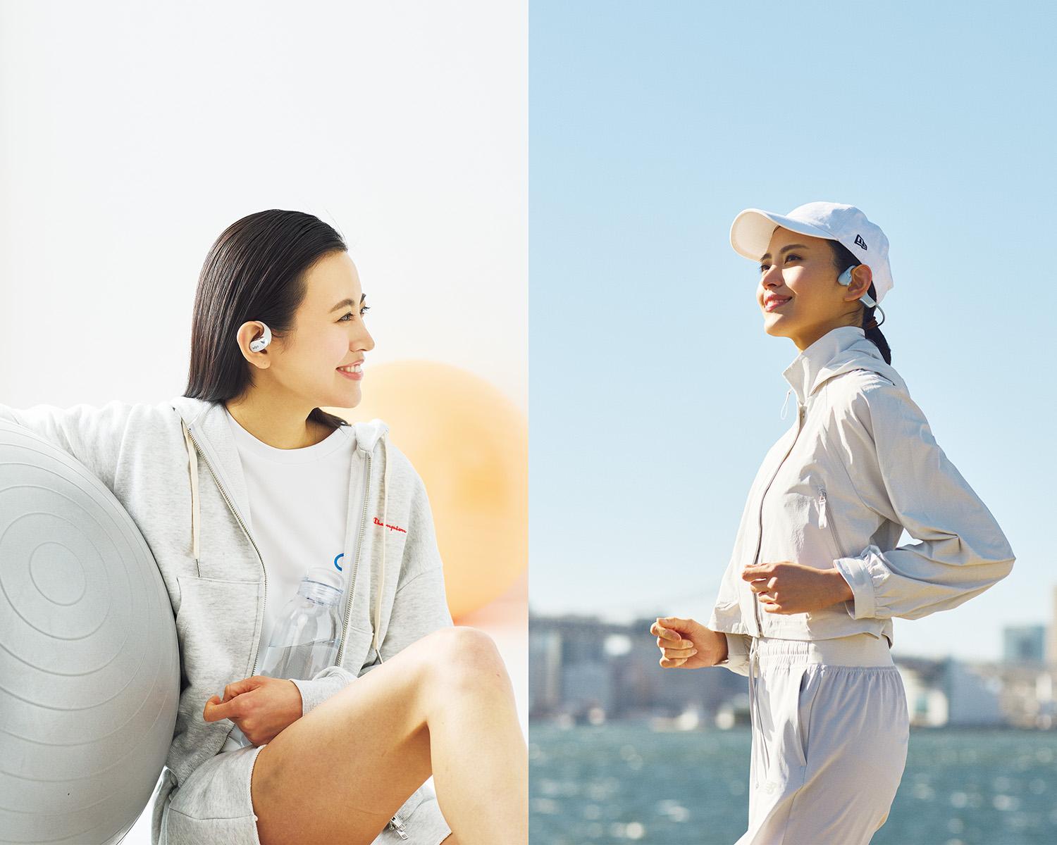 オープンイヤーで安全。究極の音質と装着感を求めた〈SHOKZ〉の最新2モデルで新体験。