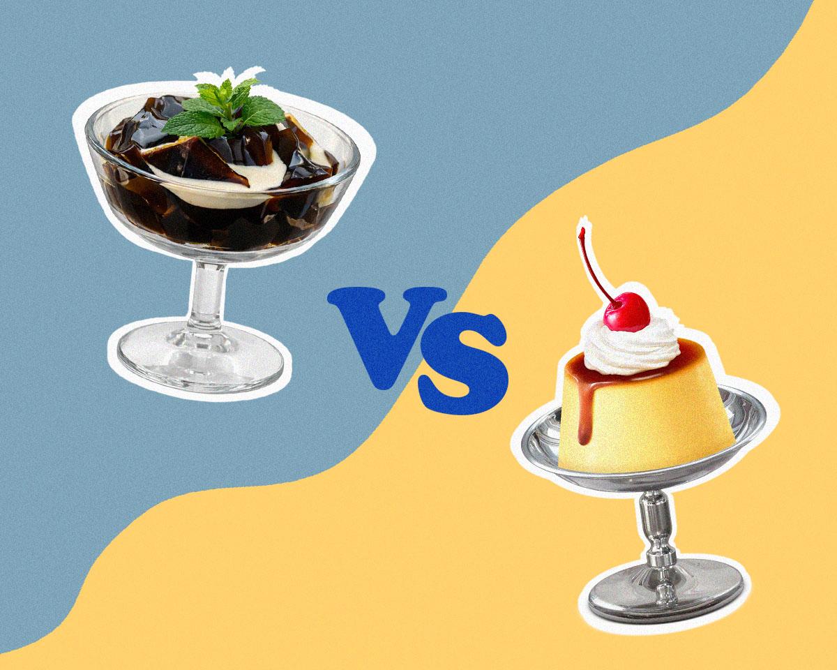 コーヒーゼリーVSプリン