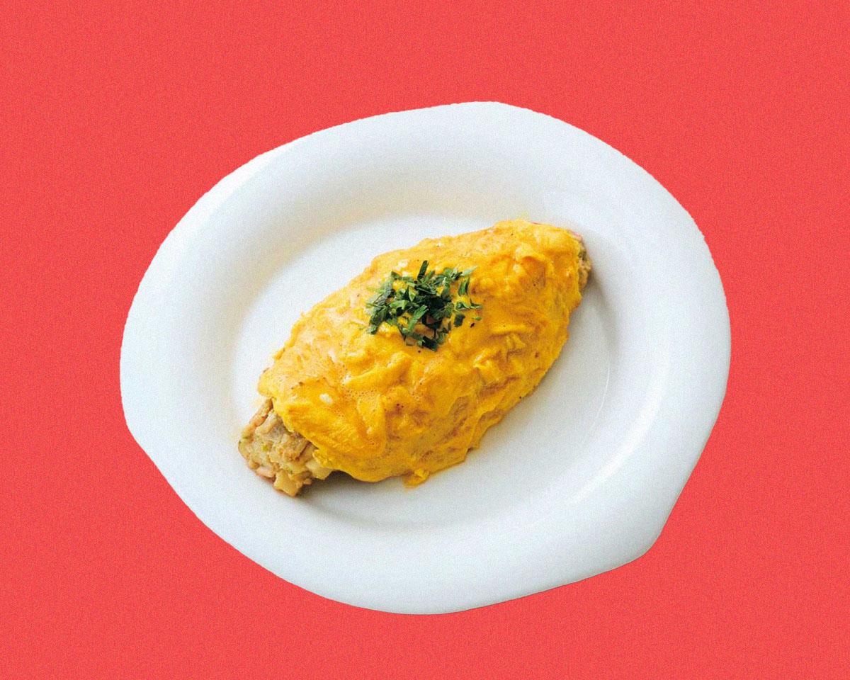 鍛えるシェフの筋肉レシピ:筍と蕗の薹 オートミールのオムライス風